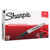 Sharpie Black Super Permanent Marker Fine Point Box of 12