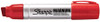 Sharpie Pro Magnum Permanent Marker Extra-Wide Chisel Tip Red Box 12