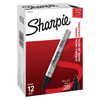 Sharpie Metal Permanent Marker Bullet Tip Black Box of 12