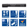 Staedtler Lumocolor Marker Permanent Green Chisel Tip 350-5