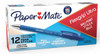 Papermate FlexGrip Retractable Fine Ballpoint Pens Blue – Box of 12