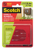 Scotch 610P-ST Signs and Numbers Mounting Strips 25.4 x 7.62cm Black