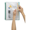 Marbig Display Book 20 Pocket Refillable A4 Clear Green