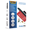 Fellowes 175 Micron Laminating Pouches 54x86mm 100 Pack Glossy