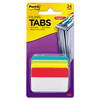 Post-it Durable Tabs Aqua Lime Yellow Red 50 x 38mm 686A-ALYR