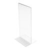 Deflecto Double Sided T-Shape Sign Holder DL Portrait