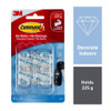 Command Mini Hooks Clear 6 Pack (225g)
