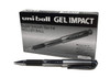 Uni-Ball Gel Impact (UM-153S) Gel Ink Rollerball Pen Broad 1.0mm Black - Box of 12 Uniball Rollerball Pen, Uni Ball Pens, Uniball Markers | It's A Mega Thing
