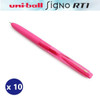 Uni-Ball Signo RT1 (UMN155-05) Gel Ink Rollerball Pen Micro 0.5mm Baby Pink - Box of 10 Uniball Rollerball Pen, Uni Ball Pens, Uniball Markers | It's A Mega Thing