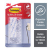 Command Cord Organisers Medium Clear 4 Pack (10mm)