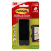 COMMAND 17206BLK 4 PACK PICTURE HANGING STRIPS (UP TO 7.2KG) BLACK