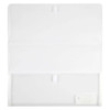 Marbig Foolscap Polypick Document Wallet Clear