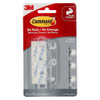 COMMAND 17017CLR ROUND CORD CLIPS MEDIUM (UP TO 10MM CORD) CLEAR