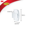 Command Round Cord Clips Medium Clear (10mm)
