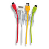 Command Round Cord Clips Medium Clear (10mm)