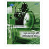 ZIONS SIGN ON SIGN OFF ATTENDANCE BOOK 260 X 200MM 264 PAGE | Its A Mega Thing