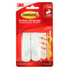 COMMAND 17001 2 PACK OF HOOKS MEDIUM (UP TO 1.3KG) WHITE