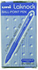 Uni Laknock (SN-100) Retractable Ballpoint Pen Broad 1.4mm Blue - Box of 12 - posca marker pen, uni ball, uniball, uni posca, markers bundle | It's A Mega Thing