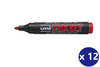 Uni Prockey (PM-122) Permanent Marker Bullet Tip 1.8mm Red - Box of 12 - Uni Ball Pens, Uniball Markers, Uni-Ball Markers, posca pens | It's A Mega Thing