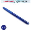 Uni-Ball Signo RT1 (UMN155-05) Gel Ink Rollerball Pen Micro 0.5mm Blue - Box of 10 - Uniball Rollerball Pen, Uni Ball Pens, Uniball Markers | It's A Mega Thing