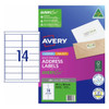 Avery 952003 premium address labels with AveryEco 14 per sheet 99.1 x 38.1mm pack of 20