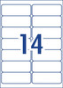 Avery 952003 premium address labels 14UP