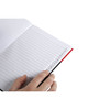 CumberlandGloss Cover A5 100 Leaf Indexed  43130 Red and Black Notebook | Mega Office Supplies