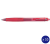Pilot BegreeN G-Knock Retractable Gel Pen 0.7mm Red Box of 10