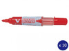 Pilot BegreeN V Board Master Whiteboard Marker Bullet Medium Red Box of 10