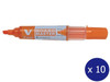 Pilot BegreeN V Board Master Whiteboard Marker Chisel Medium Orange Box of 10