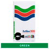 Artline 110004 100 Permanent Marker 12mm Chisel Nib Green Box 6 | Mega Office Supplies