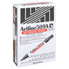 Artline 509A Whiteboard Marker 5mm Chisel Nib Red 150902A Box 12 | Mega Office Supplies