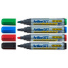 Artline 3mm Bullet Nib Assorted 157744 577 Whiteboard Marker Wallet 4 | Mega Office Supplies