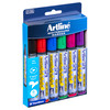 Artline 579 Whiteboard Marker 5mm Chisel Nib Assorted 157946 Wallet 6 | Mega Office Supplies