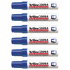 Artline 159003 5109A Whiteboard Marker 10mm Chisel Nib Blue Box 6 | Mega Office Supplies