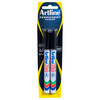 Artline 170075 700 Permanent Marker 0.7mm Bullet Nib Black 2Pk | Mega Office Supplies