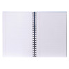 Spirax Hard Cover Notebook A4 297x210mm 200 Page Blue #56512B 512 | Mega Office Supplies