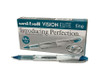 UNI-Ball Vision Elite (UB-200) Liquid Ink Rollerball Pen Fine 0.8mm Blue/Black - Box of 12 - Uniball Markers, Uni-Ball Markers, posca pens | It's A Mega Thing