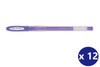 Uni-Ball Signo Angelic Colours (Um-120AC) Gel Ink Rollerball Pen 0.7mm Violet - Box of 12 - Uniball Markers, Uni-Ball Markers, posca pens, posca markers | It's A Mega Thing