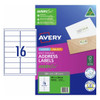 Avery 952002 premium address labels with AveryEco 16 per sheet 99.1 x 34mm pack of 20