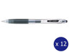 Pilot Poplol Retractable Gel Pen 0.7mm Black Box of 12