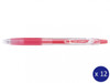 Pilot Poplol Retractable Gel Pen 0.7mm Coral Pink Box of 12