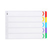 Marbig #38705F A3 5 Tab Board Landscape - Multicolour - marbig file storage, marbig box file, marbig stapler, marbig binder, marbig wallet, marbig display books | It's A Mega Thing