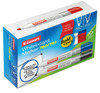LUXOR 760 GREEN NON-PERMANENT WHITEBOARD MARKER BULLET IN A BOX OF 10
