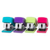 Marbig Mini Stapler Half Strip Summer Colours Assorted with 1000 Staples