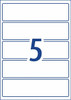Avery #980053 Printable Durable Wraparound Labels L7146 60/Pack 196x51mm |5UP - avery l7163, avery label templates l7163, fabric name labels, fabric name badge labels | It's A Mega Thing