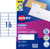 Avery #959111 Quick Peel Address Labels with Sure Feed - L7162 - 640/Pack - 99.1 x 34 mm, Laser, White | 16UP - Avery, averylabels, avery labels, avery products, place card holders | It's A Mega Thing