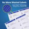 Avery #959110 Quick Peel Address Labels with Sure Feed - L7163 - 560/Pack - 99.1 x 38.1 mm, Laser, White | 14UP | It's A Mega Thing