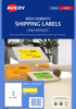 Avery #36100 Fluoro Yellow Label - L7168FY - 199.6 x 143.5 mm - 2Up - fabric name labels, fabric name badge labels, avery name tags, avery place cards | It's A Mega Thing