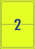 Avery #36100 Fluoro Yellow Label - L7168FY - 199.6 x 143.5 mm - 2Up - avery stickers, avery labels australia, fabric name labels, fabric name badge labels | It's A Mega Thing